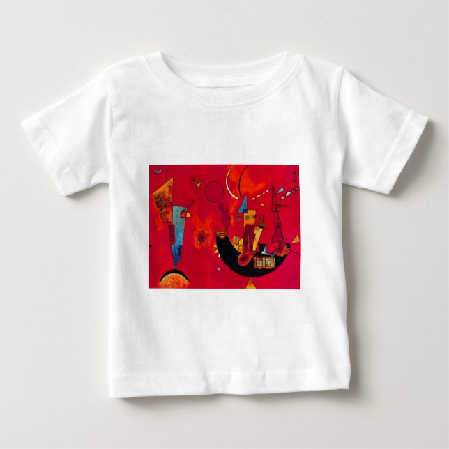 Kandinsky Mit und Gegen Baby T-Shirt (Front)