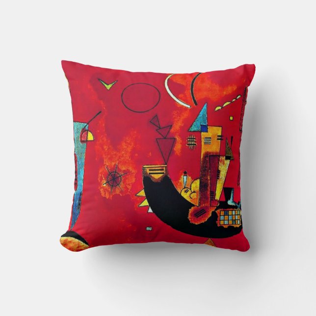 Kandinsky - Mit und Gegen Cushion (Front)