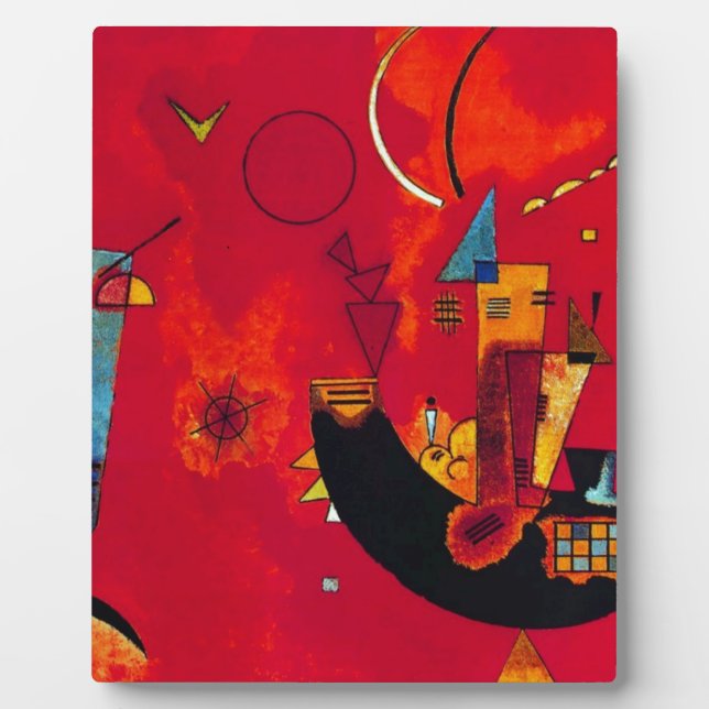 Kandinsky Mit und Gegen Plaque (Front)
