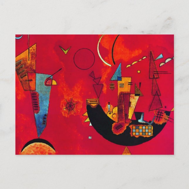 Kandinsky Mit und Gegen Postcard (Front)