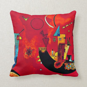 Kandinsky - Mit und Gegen (With and Against) Cushion