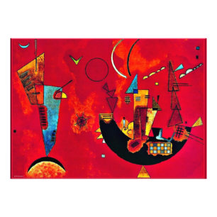 Kandinsky - Mit und Gegen (With and Against) Photo Print