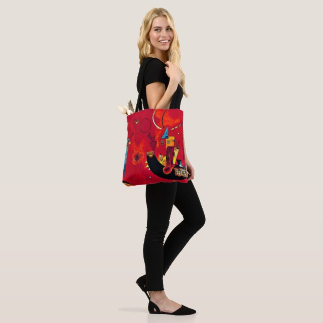Kandinsky - Mit und Gegen (With and Against) Tote Bag (On Model)