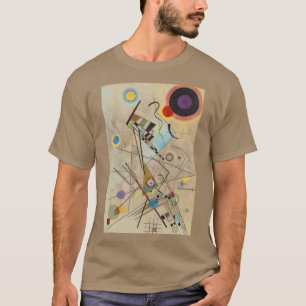 Kandinsky Modern Absract Expressionist Art Pebble T-Shirt