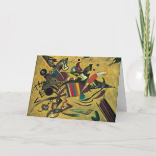 Kandinsky Modern Absract Expressionist Artwork Card
