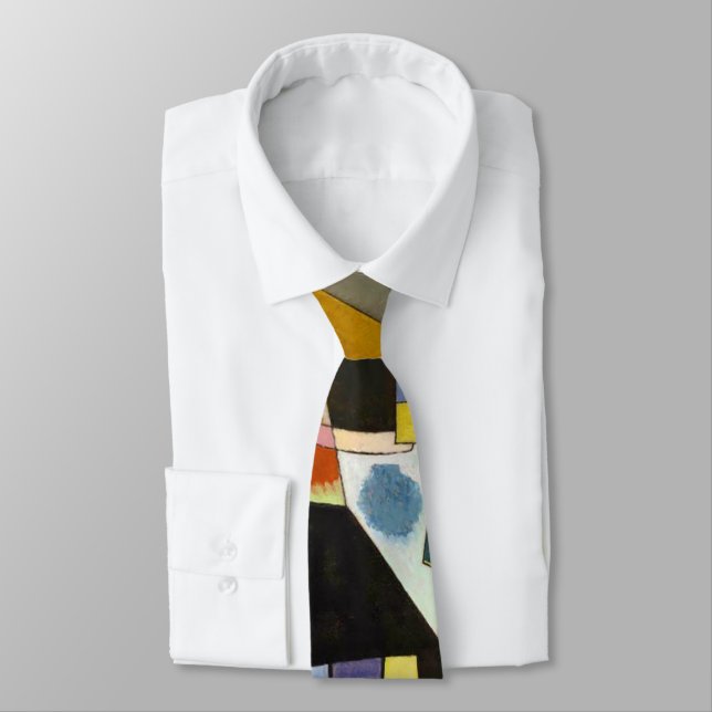 Kandinsky Modern Abstract Colourful Artwork Tie (Tied)