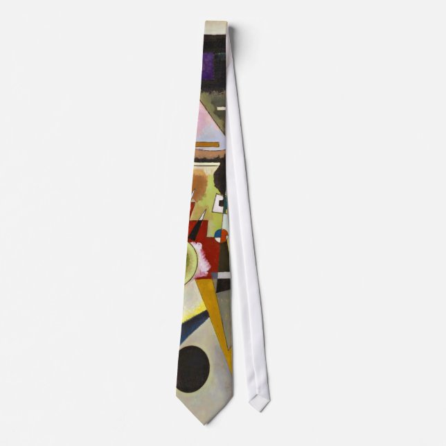 Kandinsky Modern Abstract Colourful Artwork Tie (Front)