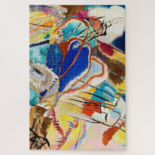 Kandinsky Modern Abstract Painting Artwork Jigsaw Puzzle