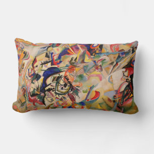 Kandinsky Modern Abstract Painting Artwork Lumbar Cushion