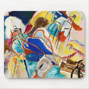 Kandinsky Modern Abstract Painting Artwork Mouse Pad
