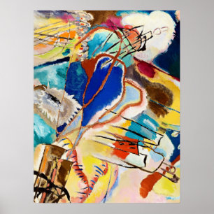 Kandinsky Modern Abstract Painting Artwork Poster
