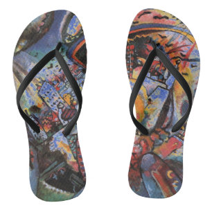 Kandinsky Moscow I Cityscape Abstract Art Thongs