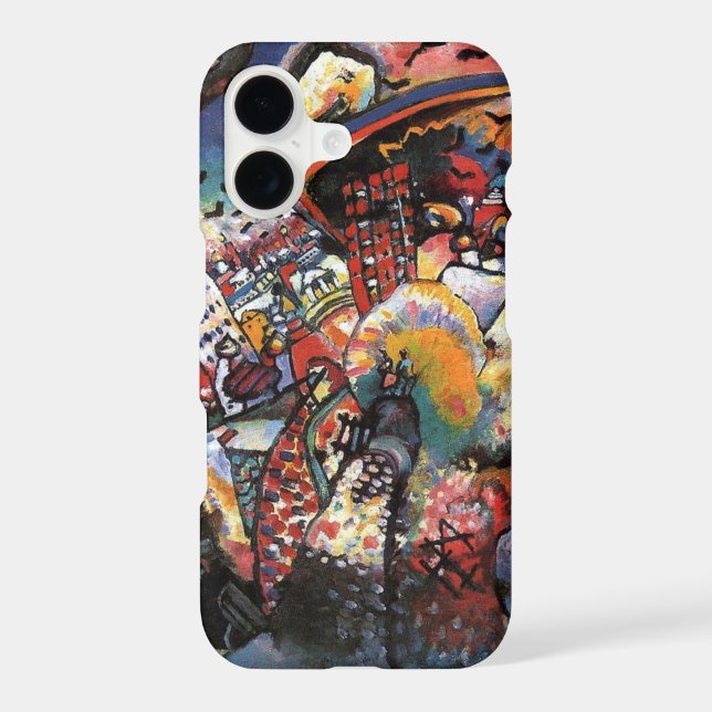 Kandinsky Moscow I Cityscape Abstract Painting (Back)