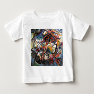 Kandinsky Moscow I Cityscape Abstract Painting Baby T-Shirt