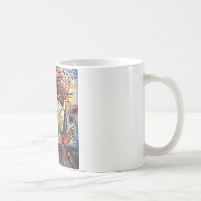 Kandinsky Moscow I Cityscape Abstract Painting Coffee Mug (Right)