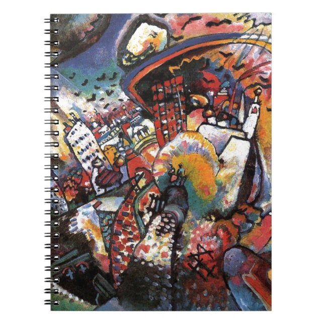 Kandinsky Moscow I Cityscape Abstract Painting Notebook (Front)
