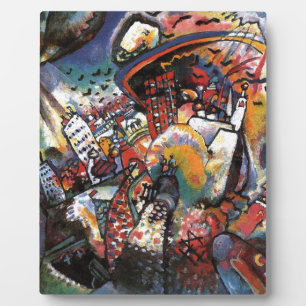 Kandinsky Moscow I Cityscape Abstract Painting Plaque