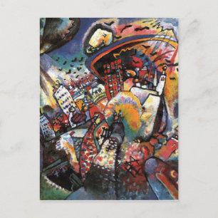 Kandinsky Moscow I Cityscape Abstract Painting Postcard