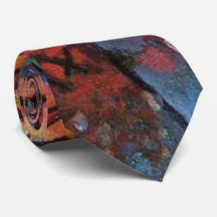 Kandinsky Moscow I Cityscape Abstract Painting Tie