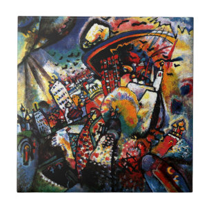 Kandinsky - Moscow I, famous painting, Ceramic Tile