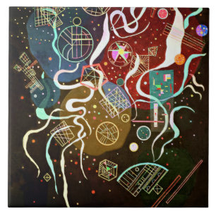 Kandinsky, Movement I, Ceramic Tile