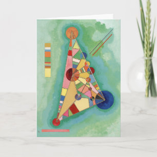 Kandinsky - Multi Colour Triangle Card