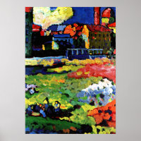 Kandinsky - Munich-Schwabing with the Church