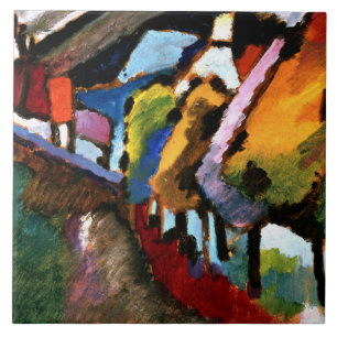 Kandinsky - Murnau, Castle and Church Ceramic Tile