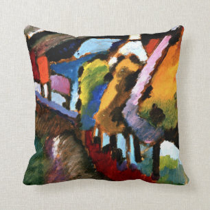 Kandinsky - Murnau, Castle and Church Cushion