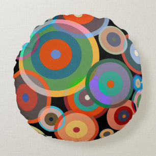 Kandinsky No. 4 Round Cushion