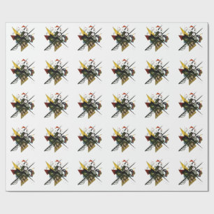 Kandinsky On White II - Abstract Expressionist Art Wrapping Paper