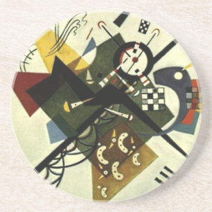 Kandinsky On White II Coaster