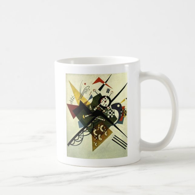 Kandinsky On White II Coffee Mug (Right)