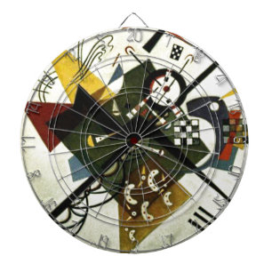 Kandinsky On White II Dartboard