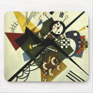 Kandinsky On White II Mouse Pad