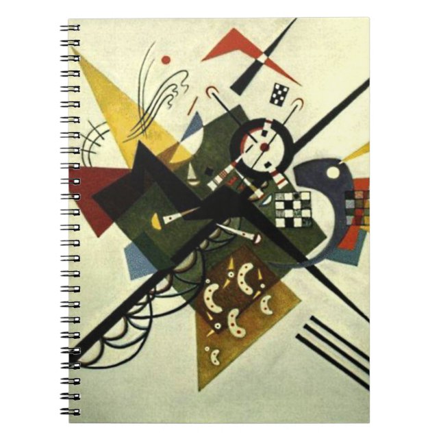 Kandinsky On White II Notebook (Front)
