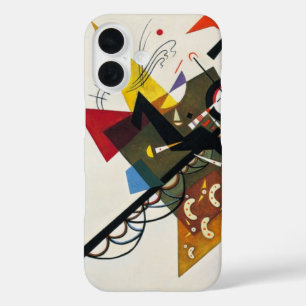 Kandinsky On White Two Abstract Painting iPhone 16 Case