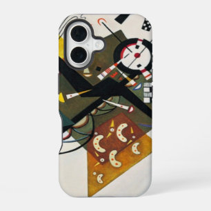 Kandinsky On White Two Abstract Painting iPhone 16 Case