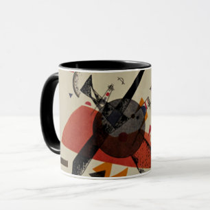 Kandinsky - Orange, abstract art Mug