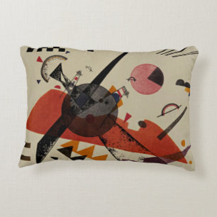 Kandinsky - Orange Decorative Cushion
