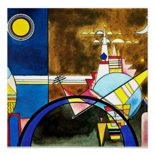 Kandinsky - Picture XXI, Great Gate Kiev Poster