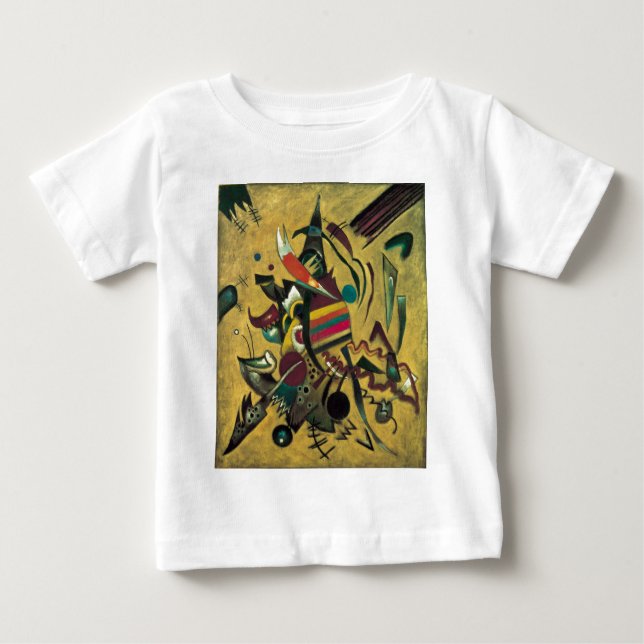 Kandinsky Points Abstract Canvas Painting Baby T-Shirt (Front)