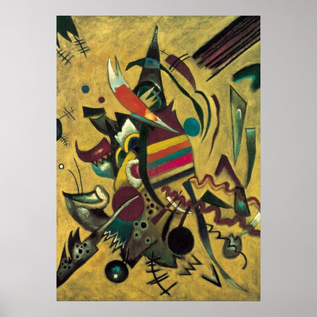 Kandinsky Points Abstract Canvas Painting Poster (Front)