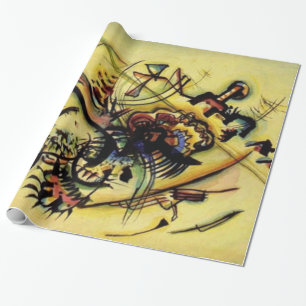 Kandinsky Points Abstract Canvas Painting Wrapping Paper