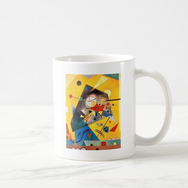 Kandinsky Quiet Harmony Abstract Art Coffee Mug (Right)