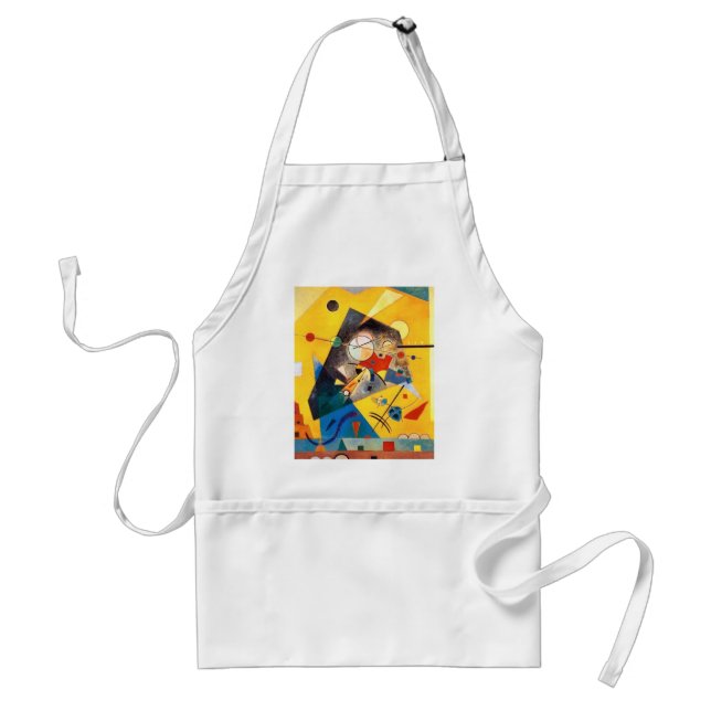 Kandinsky Quiet Harmony Abstract Art Standard Apron (Front)