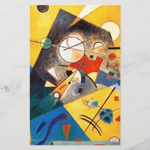 Kandinsky Quiet Harmony Abstract Art Stationery