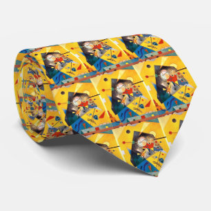 Kandinsky Quiet Harmony Abstract Art Tie