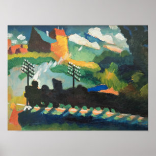 Kandinsky - Railroad at Murnau Poster