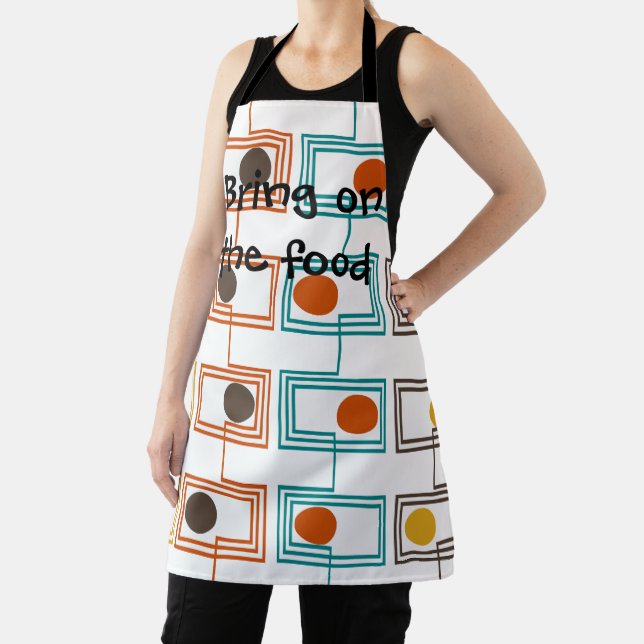 Kandinsky Rectangles with Ovals  Apron (Insitu)